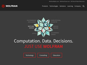 'wolfram.com' screenshot