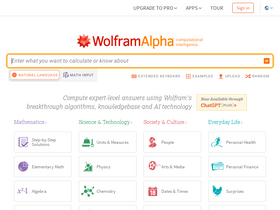 'wolframalpha.com' screenshot