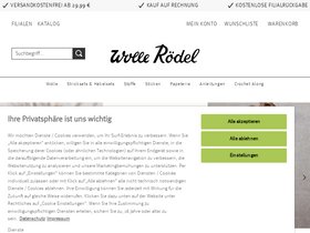 'wolle-roedel.com' screenshot