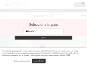 'womensecret.com' screenshot