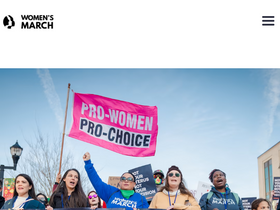 'womensmarch.com' screenshot