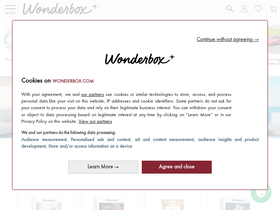 'wonderbox.com' screenshot