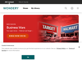 'wondery.com' screenshot