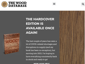 'wood-database.com' screenshot