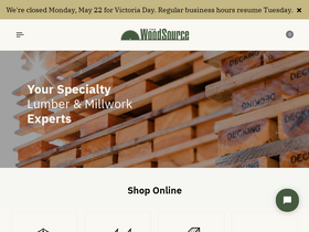 'wood-source.com' screenshot