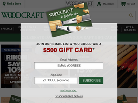 'woodcraft.com' screenshot