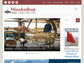 'woodenboat.com' screenshot