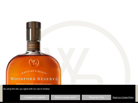 'woodfordreserve.com' screenshot