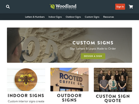 'woodlandmanufacturing.com' screenshot