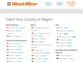 'woodmizer.com' screenshot