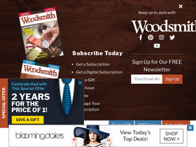 'woodsmith.com' screenshot