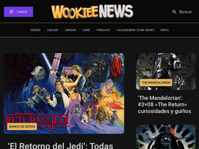 'wookieenews.com' screenshot