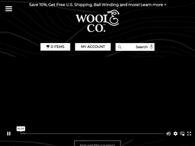 'woolandcompany.com' screenshot