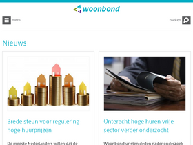 'woonbond.nl' screenshot