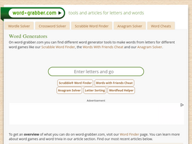 'word-grabber.com' screenshot