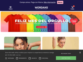 'wordans.es' screenshot