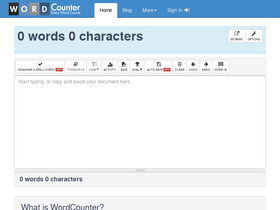 'wordcounter.net' screenshot