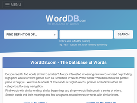 'worddb.com' screenshot