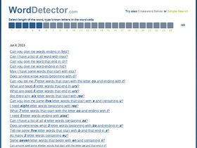 'worddetector.com' screenshot