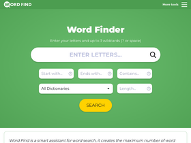 'wordfind.org' screenshot