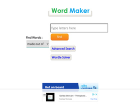 'wordmaker.info' screenshot