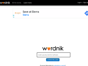 'wordnik.com' screenshot
