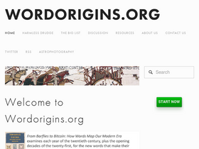'wordorigins.org' screenshot