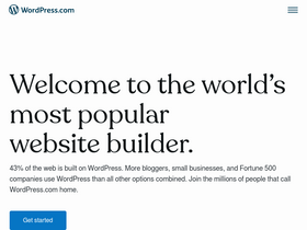 'wordpress.com' screenshot