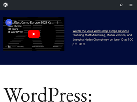 'wordpress.org' screenshot