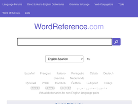 'wordreference.com' screenshot
