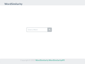 'wordsimilarity.com' screenshot