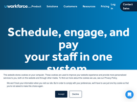 'workforce.com' screenshot