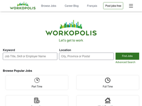 'workopolis.com' screenshot