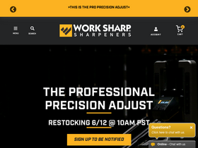 'worksharptools.com' screenshot