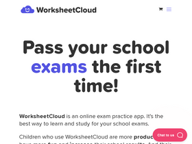 'worksheetcloud.com' screenshot