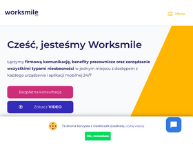 'worksmile.com' screenshot
