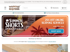 'worktop-express.co.uk' screenshot