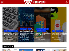 'world-wire.com' screenshot