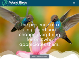 'worldbirds.com' screenshot