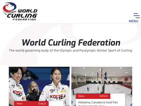 'worldcurling.org' screenshot