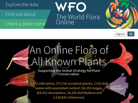 'worldfloraonline.org' screenshot