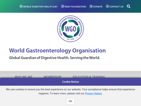 'worldgastroenterology.org' screenshot