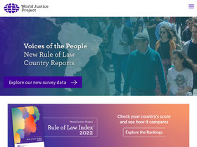 'worldjusticeproject.org' screenshot