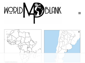 'worldmapblank.com' screenshot