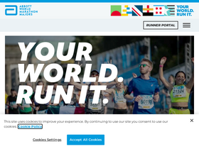 'worldmarathonmajors.com' screenshot
