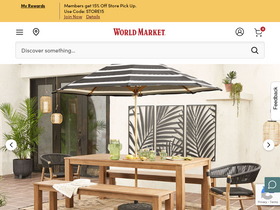 'worldmarket.com' screenshot
