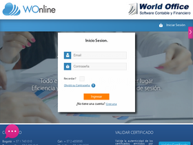 'worldofficeonline.com' screenshot
