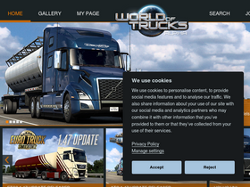 'worldoftrucks.com' screenshot