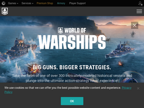 'worldofwarships.com' screenshot