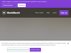 'worldremit.com' screenshot